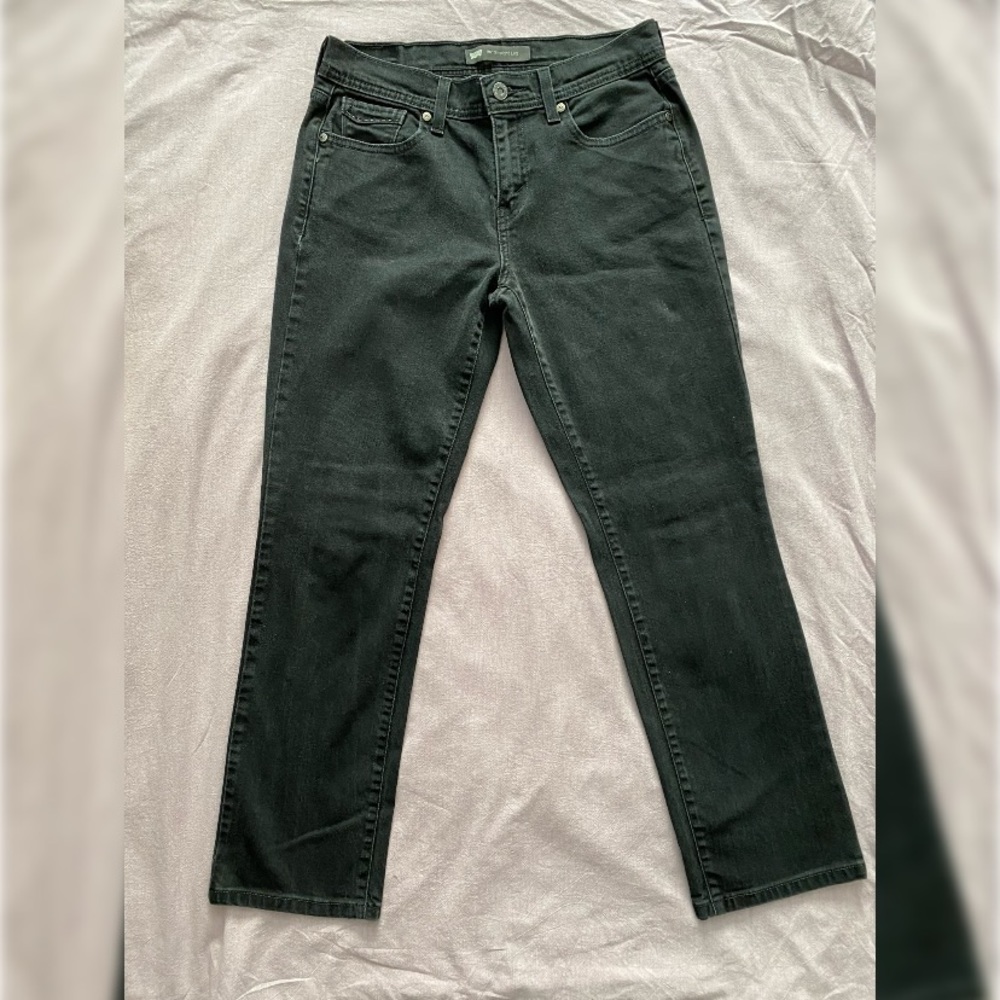 505 Levi Straight Leg Black Jeans🖤
